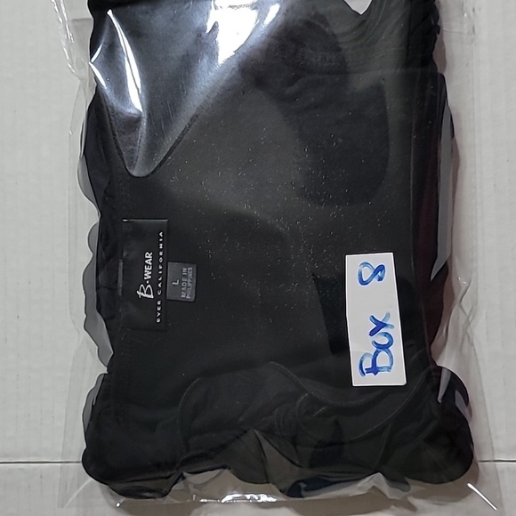 B.Wear Short Sleeve Size L Swirl Collar Blouse - Picture 13 of 13